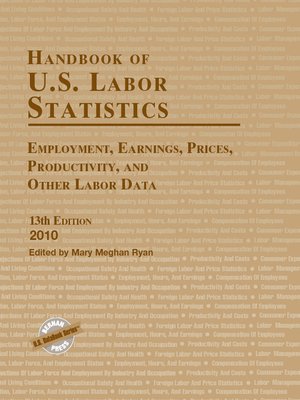 cover image of Handbook of U.S. Labor Statistics 2010